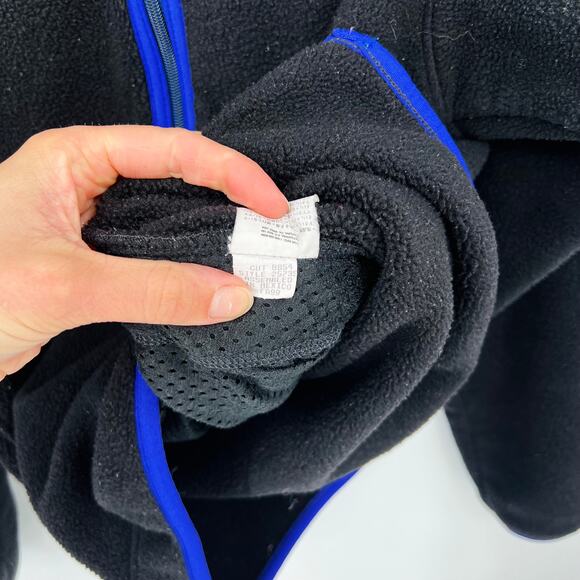 Vintage Patagonia Fall 1999 Black Half-Zip Fleece Jacket Women's Small - Picture 11 of 12